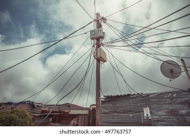 South Africa - January 30 2015: Tour Around The Imizamu Yethu Township Houtbay Near Cape Town