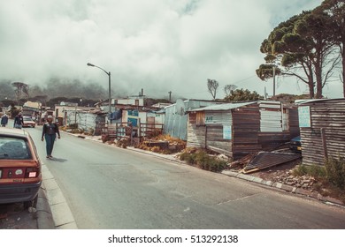 South Africa - January 30 2015: Tour Around The Imizamu Yethu Township Houtbay Near Cape Town