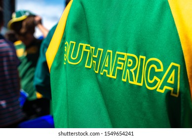 South Africa On Back Of Cricket Jersey