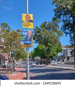 South African Election Poster For The May 2019 Election For The Democratic Alliance And The ANC In Cape Town, South Africa, March 21, 2019