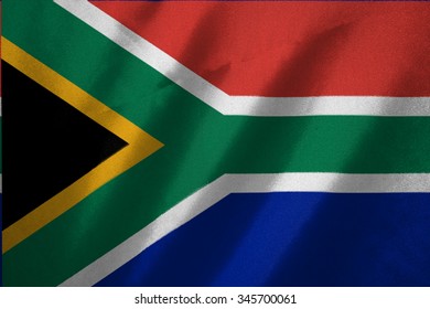 Fabric Texture Flag South Africa Stock Photo (Edit Now) 126490262