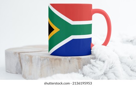 South African Flag Pattern Mug