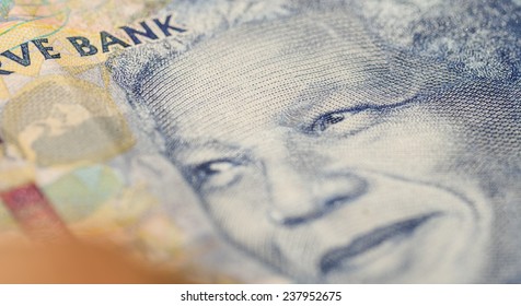 South African Two Hundred Rand Note Close Up