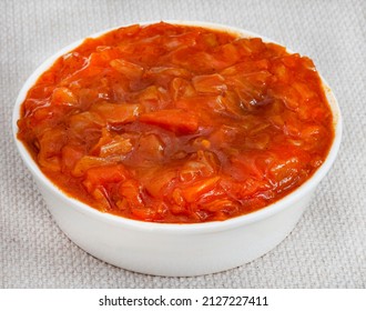 South African Vegetable Relish Or Side Dish Called Chakalaka, Originating From Townships