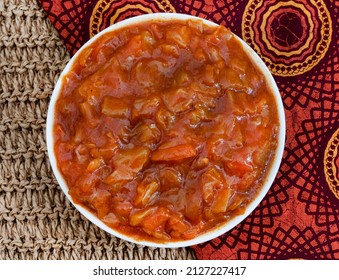 South African Vegetable Relish Or Side Dish Called Chakalaka, Originating From Townships