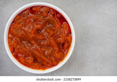 South African Vegetable Relish Or Side Dish Called Chakalaka, Originating From Townships