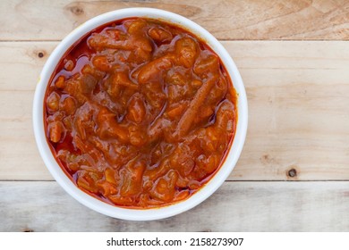 South African Vegetable Relish Or Side Dish Called Chakalaka, Originating From Townships