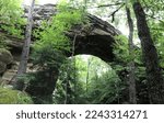 South Arch, one of the Twin arches in the Big South Fork National River and Recreation Area