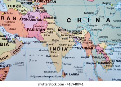 South Asia Map