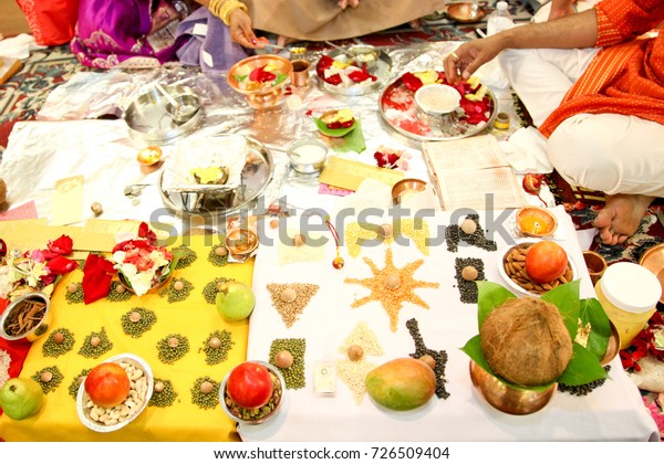 South Asian Hindu Prayer Objects Wedding Stock Photo Edit Now