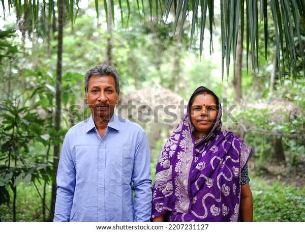 South Asian Hindu Religious Aged Couple Stock Photo 2207231127 ...