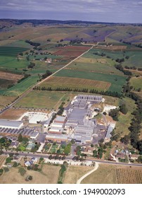 South Australia, The Barossa Valley Wine District And Processing Plant.