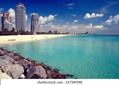 South Beach In Miami, Florida