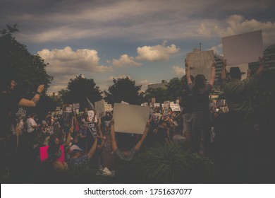 South Bend, In USA 5.30.2020 Rally For Black Lives Peaceful Protest