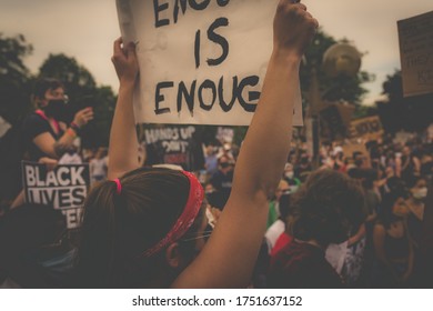 South Bend, In USA 5.30.2020 Rally For Black Lives Peaceful Protest