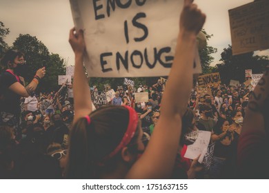 South Bend, In USA 5.30.2020 Rally For Black Lives Peaceful Protest