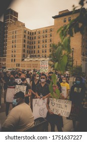 South Bend, In USA 5.30.2020 Rally For Black Lives Peaceful Protest