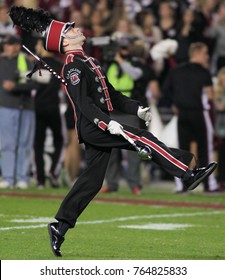 South Carolina Marching Band Member On The Field Of The Clemson Tiger Vs. South Carolina Gamecocks Football Game On November 25th 2017 At The William-Brice Stadium In Columbia, South Carolina -USA 