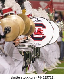 South Carolina Marching Band On The Field Of The Clemson Tiger Vs. South Carolina Gamecocks Football Game On November 25th 2017 At The William-Brice Stadium In Columbia, South Carolina -USA 