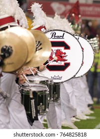 South Carolina Marching Band On The Field Of The Clemson Tiger Vs. South Carolina Gamecocks Football Game On November 25th 2017 At The William-Brice Stadium In Columbia, South Carolina -USA 