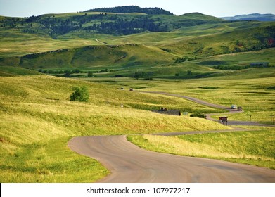 South Dakota Landscape - Custer Park Near Rapid City. South Dakota Black HIlls. Nature Photo Collection.