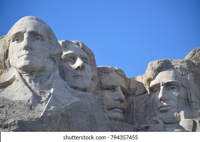 South Dakota Is The Place That U.S Build The Most Famous Presidents On The Rocks On The Top Of Mountain.