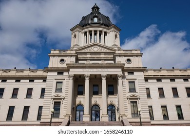 South Dakota State Capitol Building Facade View