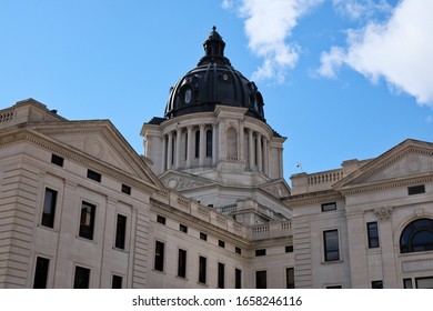 South Dakota State Capitol Building Facade View