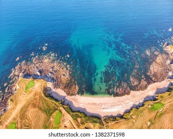 South Devon Blue Sea From Above