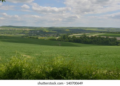 The South Downs At Bury Hill, West Sussex.