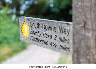 South Downs Walking Sign In England