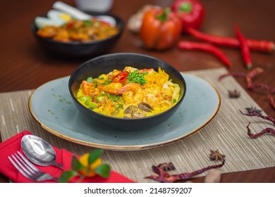 South East Asian Cuisine. Singaporean Laksa