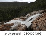 South East Brook Falls, Gros Morne National Park, Newfoundland and Labrador NL, Canada