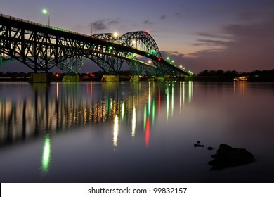 South Grand Island Bridge Over The Niagara RIver, Buffalo, New York (NY)