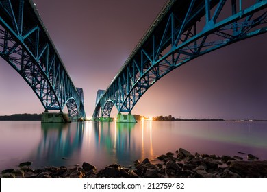 South Grand Island Bridge Spans The Niagara River In Upstate New York.