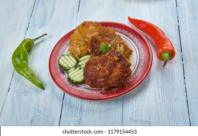 South India Food -Katharikka Cutlet ,Brinjal Cutlet, Masala Stuffed Brinjal Cutlet.