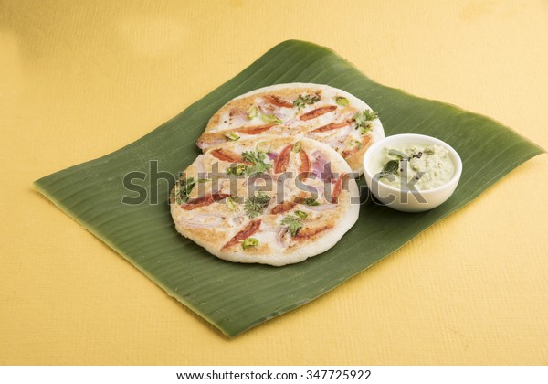 South Indian Food Two Uttapam Coconut Stock Photo 347725922 | Shutterstock