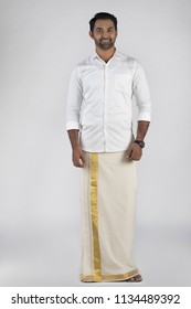 South Indian Men In Mundu