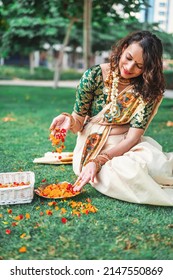 South Indian Woman Celebrating Onam