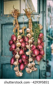 The South Italy, Area Calabria, Tropea City, National Food - Red Onion 