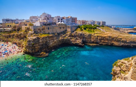 South Italy Sea Village Polignano A Mare - Bari Province - Apulia - Italy .