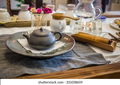 South Korean Tea Ceremony Table