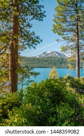 South Lake Tahoe, California, USA - July 8th, 2019: Summer In South Lake Tahoe, California, Emerald Bay State Park