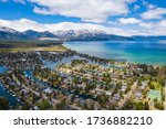 South Lake Tahoe Keys in Summer on Sunny Day with Clear Waters