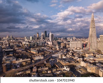 South London Aerial Sunset  Cityscape