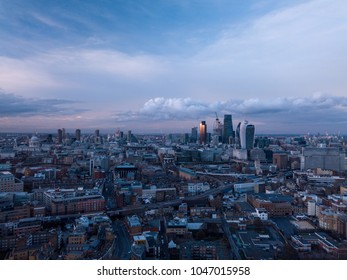 South London Aerial Sunset  Cityscape