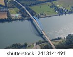 South Pittsburg Bridge Aerial View 