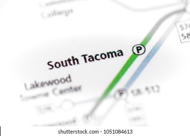 South Tacoma Station. Seattle Metro Map.