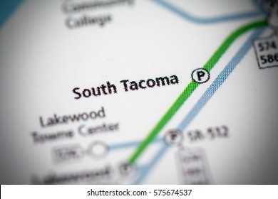 South Tacoma Station. Seattle Metro Map.