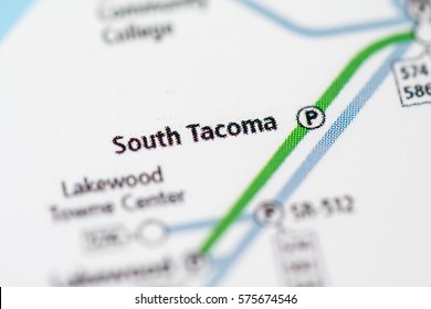 South Tacoma Station. Seattle Metro Map.